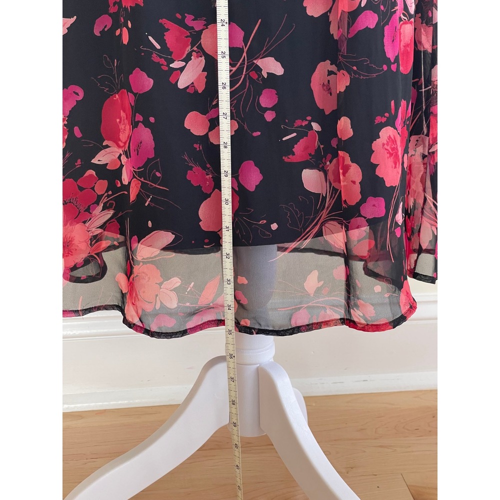 Red Blazer and Floral Midi Skirt 2 Piece Suit Set Women Professional  Size 14 - Picture 10 of 16